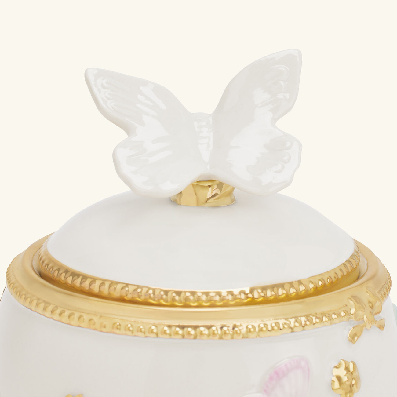 Butterfly Sugar Bowl White villari butterfly sugar bowl white