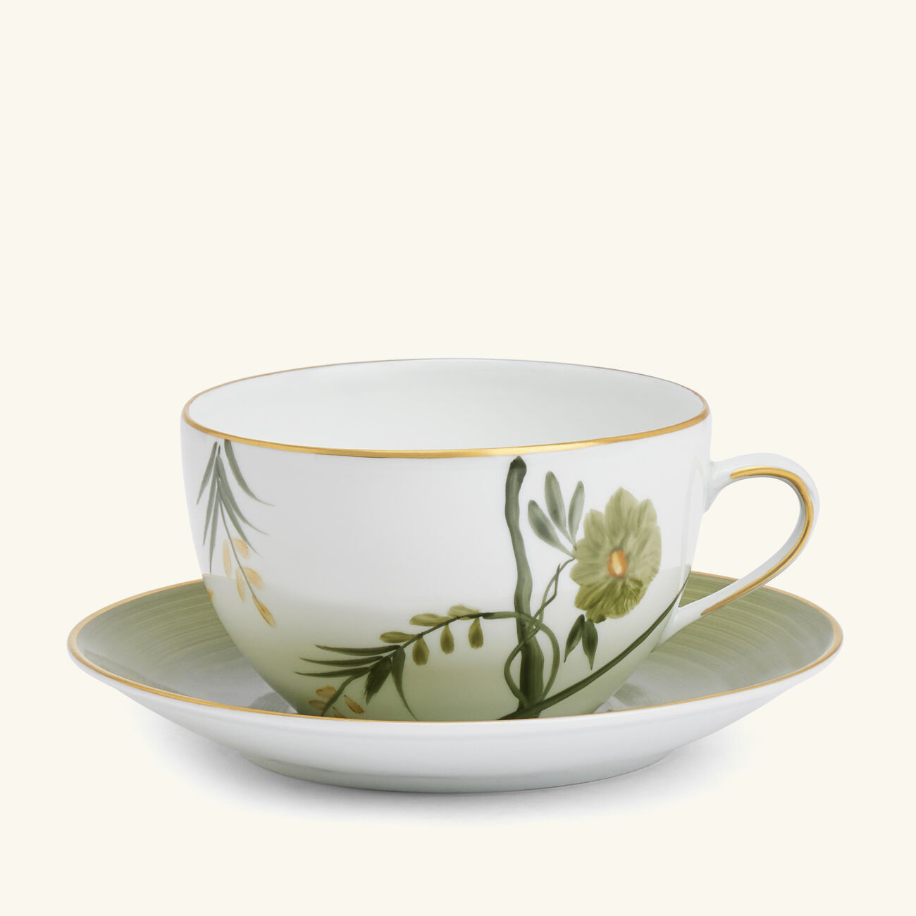 marie daage bouquet de vie cup saucer green