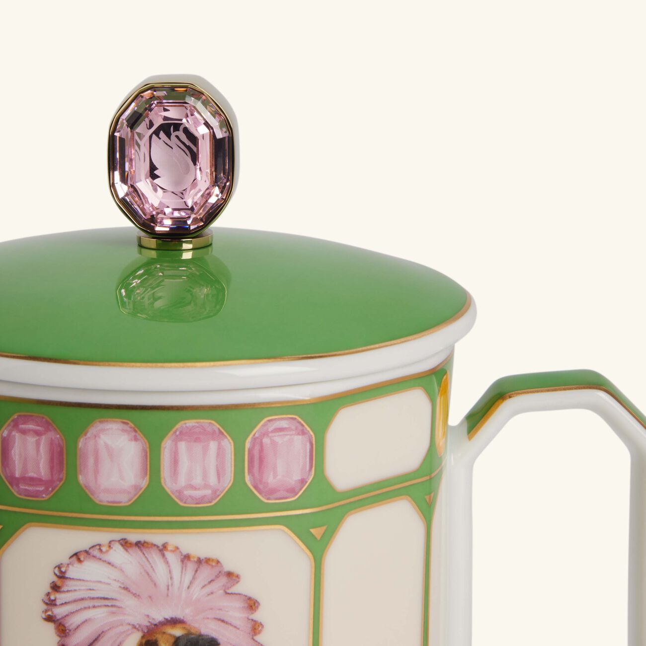 Idyllia Mug with Lid Flycatcher Green rosenthal idyllia mug with lid flycatcher green