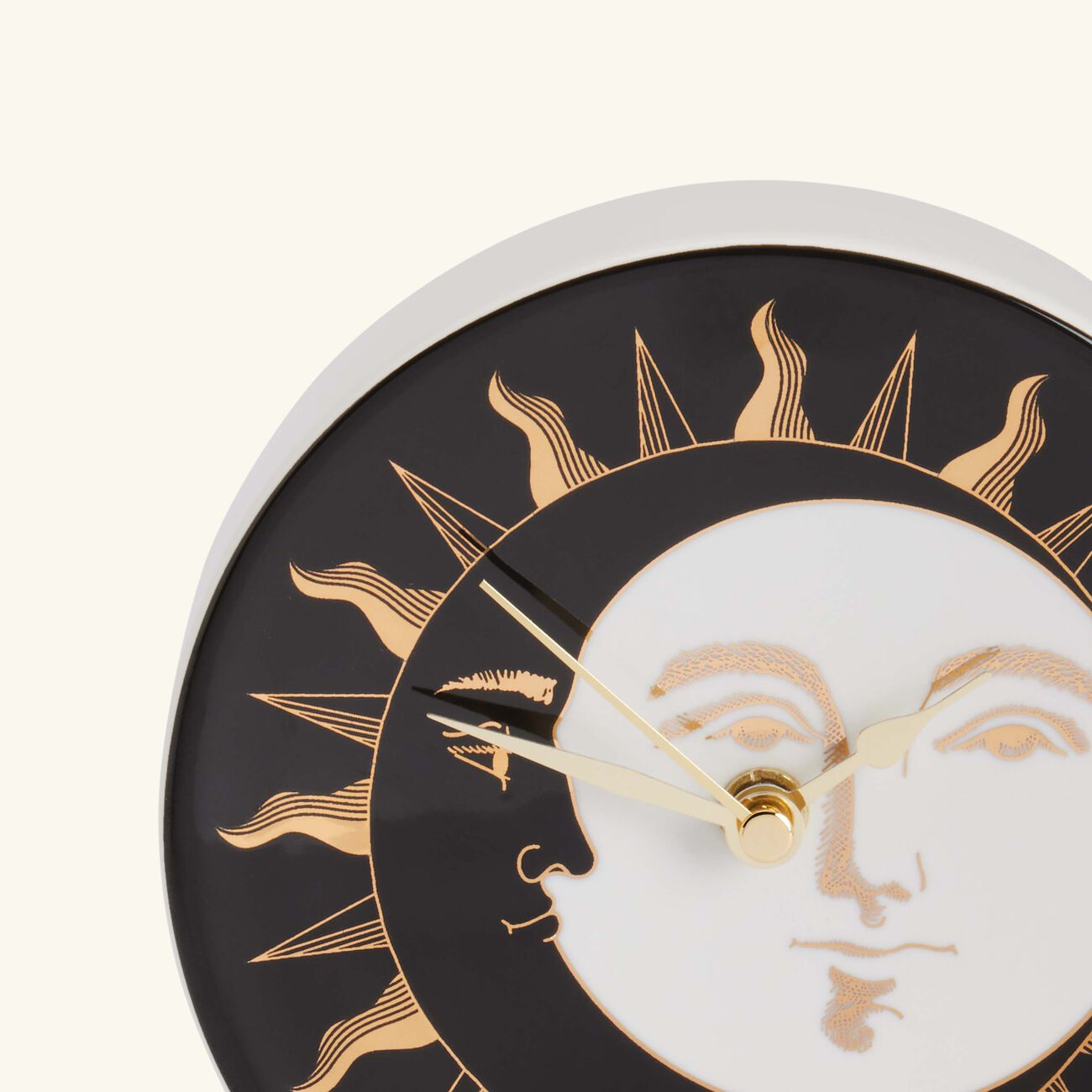 Giorno e Notte Desk Clock Black fornasetti giorno e notte desk clock black