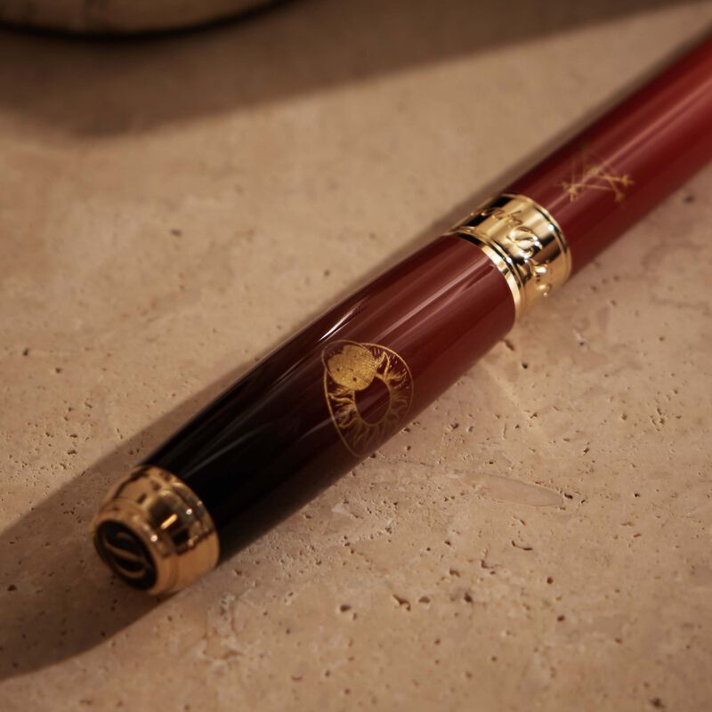 st dupont line d montecristo rollerball pen brown