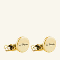 st dupont cufflinks gold