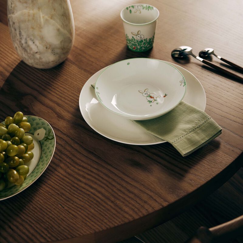 bernardaud petit boulingrin soup plate drinking glass set