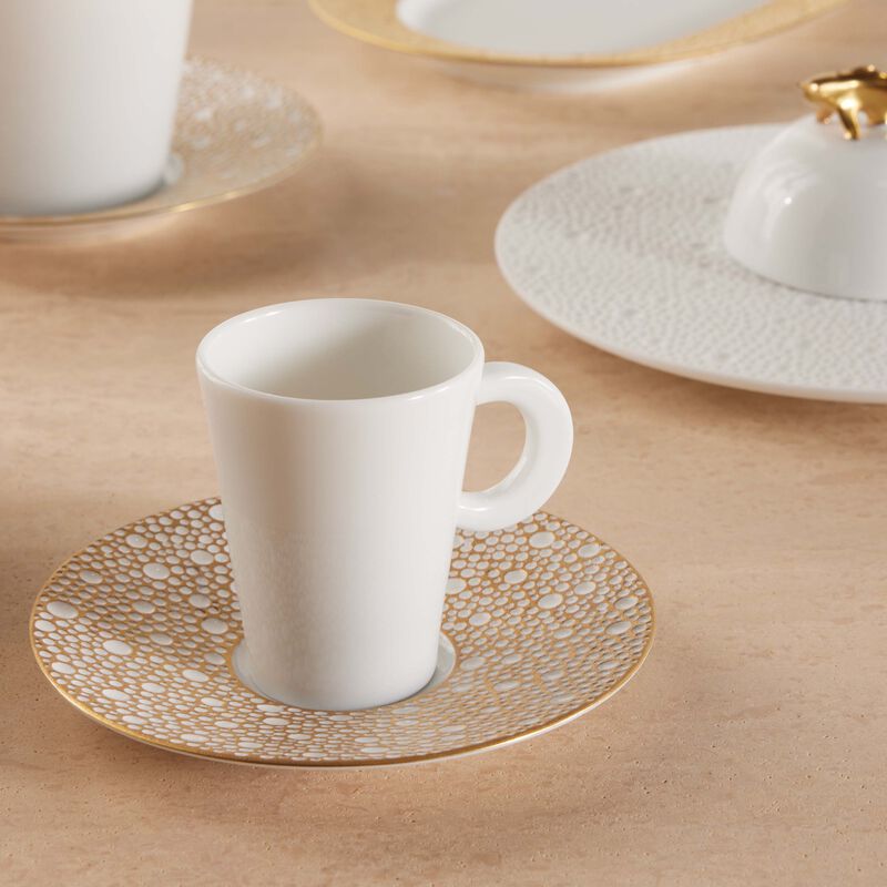 bernardaud mordore coffee cup   saucer white