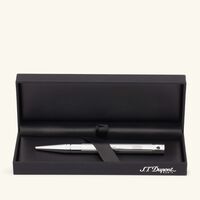 اس تي دوبون قلم حبر جاف  بولبوينت  دي إنيشال باللون الفضي