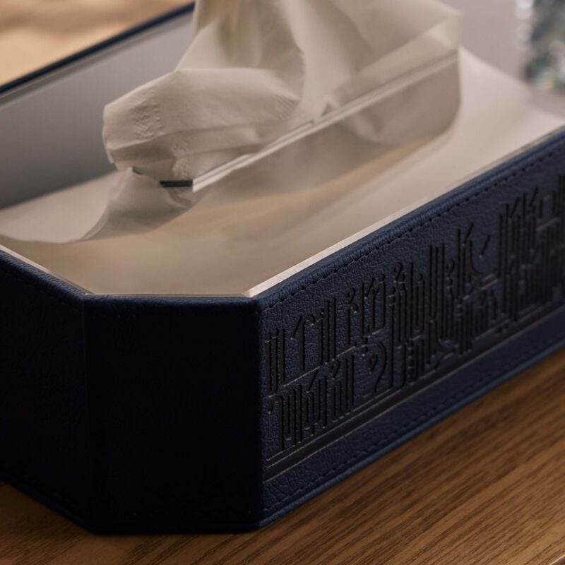 dimlaj hayat tissue box blue