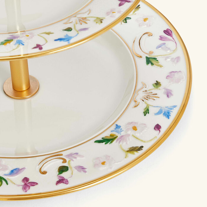 villari taormina cake stand 3 tier white