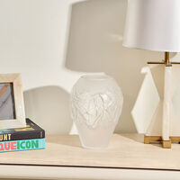 lalique papillons vase medium clear