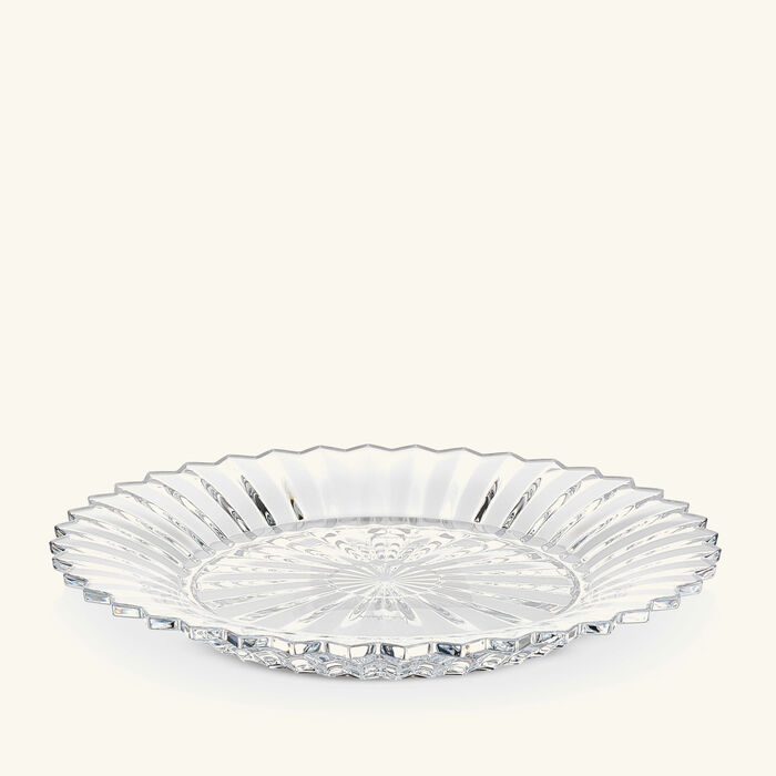 baccarat mille nuits salad plate round clear 21cm