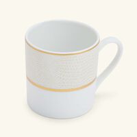 Sauvage Blanc Tea Cup & Saucer Gold bernardaud sauvage blanc tea cup saucer gold