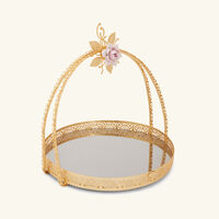 villari extravaganza serving basket gold