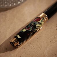 st dupont line d eternity dc comics rollerball pen gold