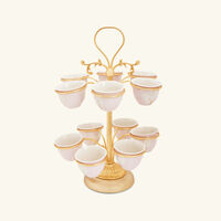 villari tulip coffee cup holder gold