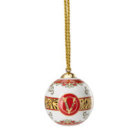 Virtus Gala Holiday Porcelain Ball, small