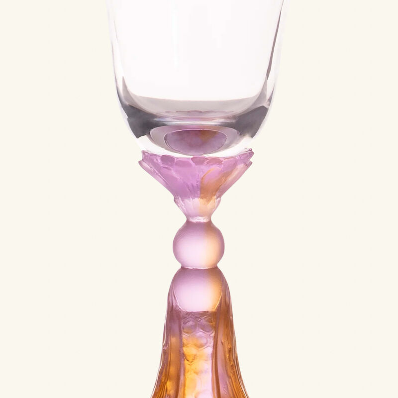 Or d'Abeille Champagne Glasses Pink Set Of 6 daum or d abeille champagne glasses pink set of 6