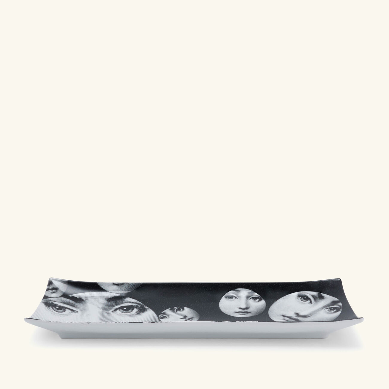 fornasetti tema e variazioni no 242 tray rectangular small black