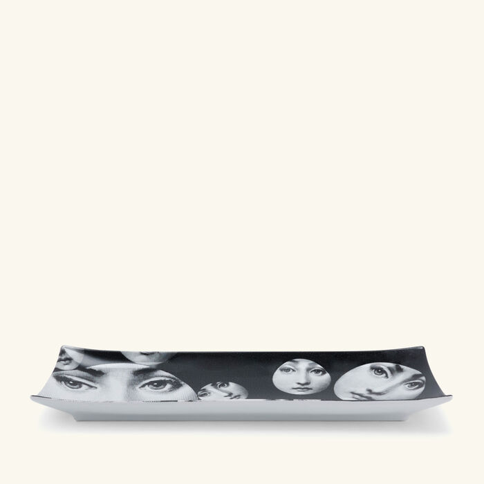 fornasetti tema e variazioni no 242 tray rectangular small black