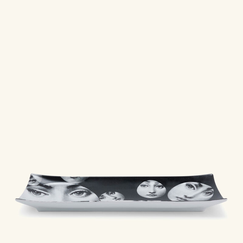 fornasetti tema e variazioni no 242 tray rectangular small black
