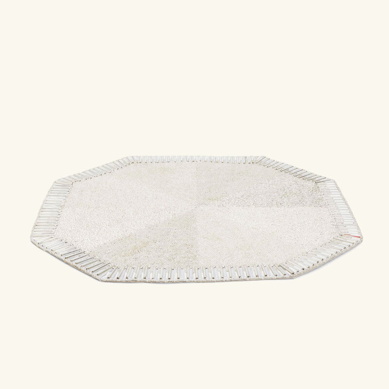 kim seybert louxor placemat silver