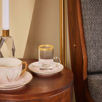 villari tulip arabic tea cup clear