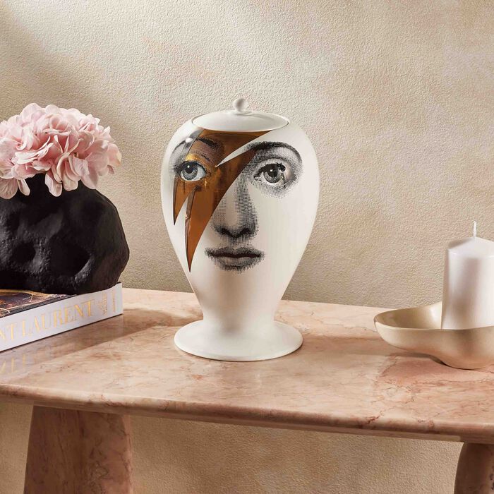 fornasetti tema e variazioni no 375 vase medium white