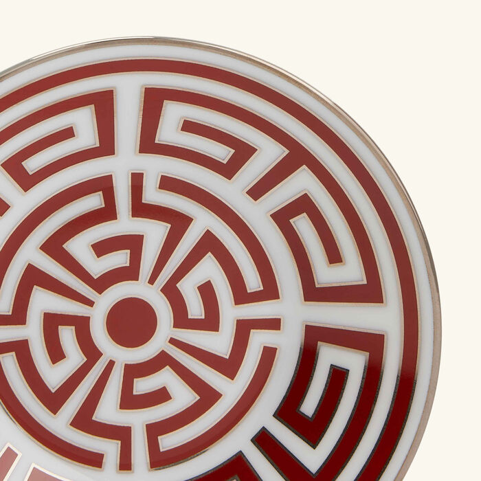 جينوري 1735 طقم لابيرينتو مؤلف من صحنين للإسبريسو باللون الأحمر