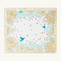 bernardaud feerie michael cailloux serving platter rectangular blue 22cm