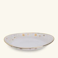 dimlaj hayat serving plate round gold 40cm
