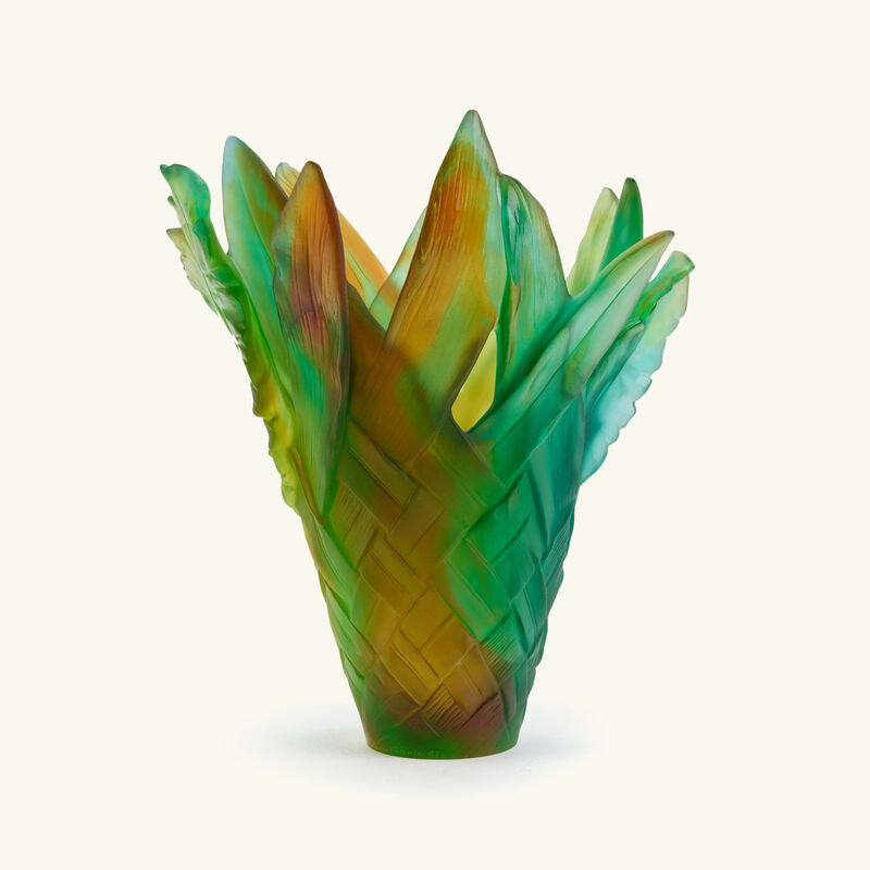 Tressage Vase Medium Green daum tressage vase medium green