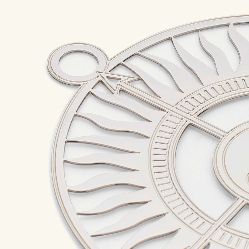 christofle r ve cosmique sun ornament no 1 mini silver plated