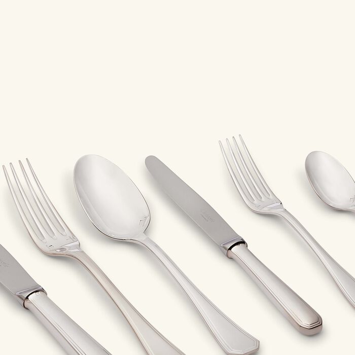 christofle america 75 piece flatware set with ambassadeur chest silver plated