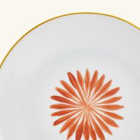 marie daage all e de cypr s bread plate round orange 15cm
