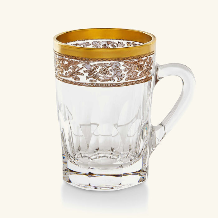 mario cioni c tea cup saucer clear