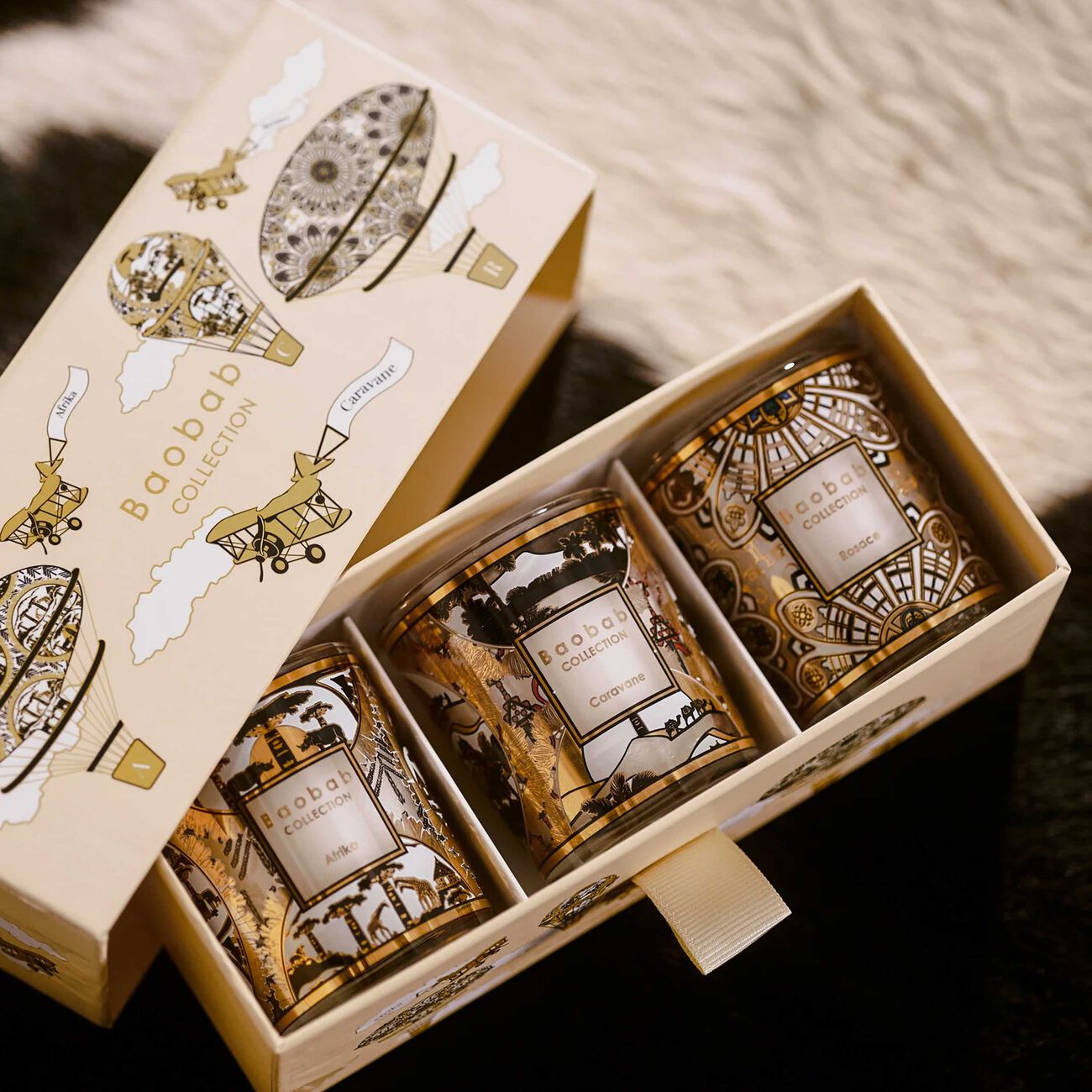 Caravane Trio Candle Gift Set baobab collection caravane trio candle gift set