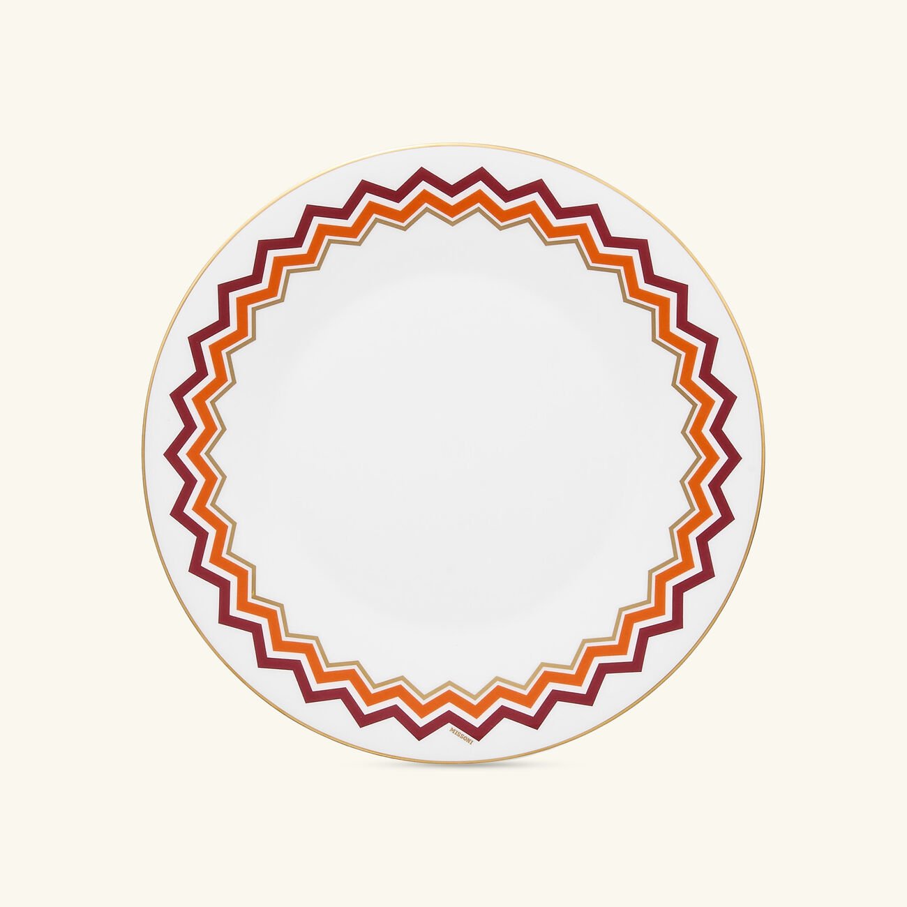 ميسوني هوم طبق عشاء أيكونيك دائري 27 سم من قطعتين