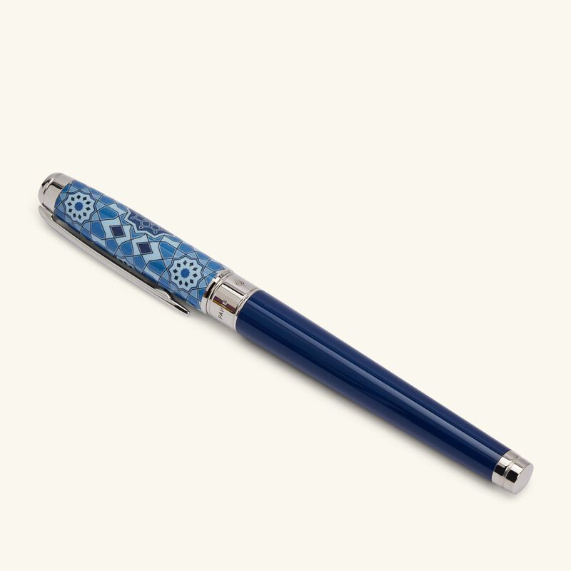 Alhambra Medium Eternity Ballpoint Pen Blue st dupont alhambra medium eternity ballpoint pen blue