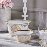 versace medusa gala dessert bowl white 11cm