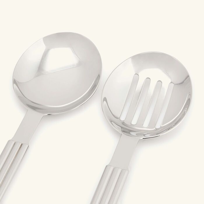 ralph lauren home thorpe serving spoon set silver
