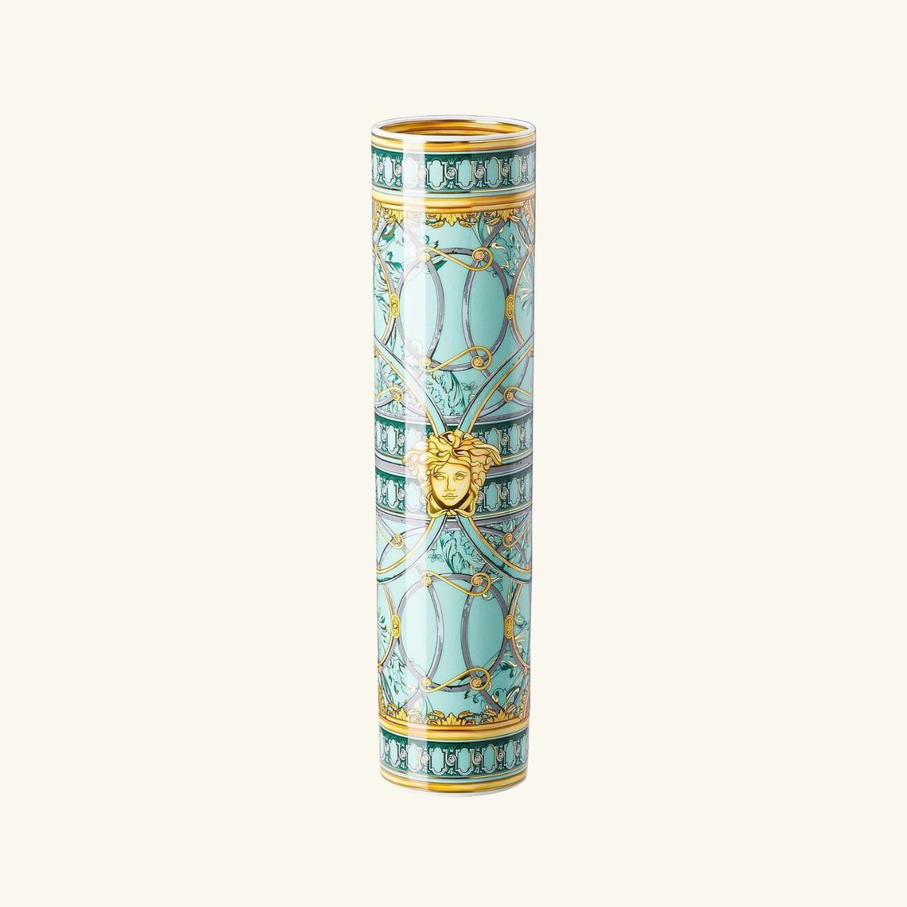 versace scala del palazzo vase medium green