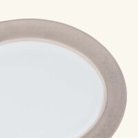 bernardaud divine serving platter oval silver 33cm