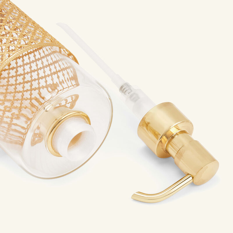 villari firenze soap dispenser gold
