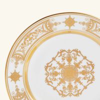 bernardaud aux rois bread   butter plate round gold 16cm