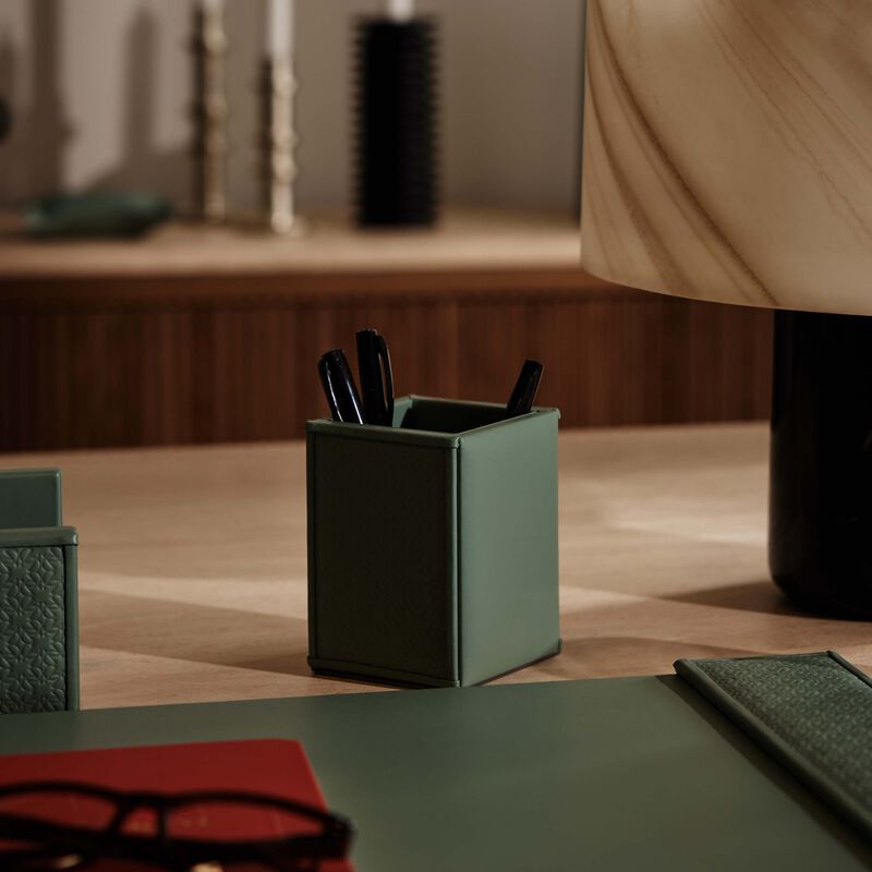 Elie Saab Monogram Pen Holder Agata Green giobagnara elie saab monogram pen holder agata green