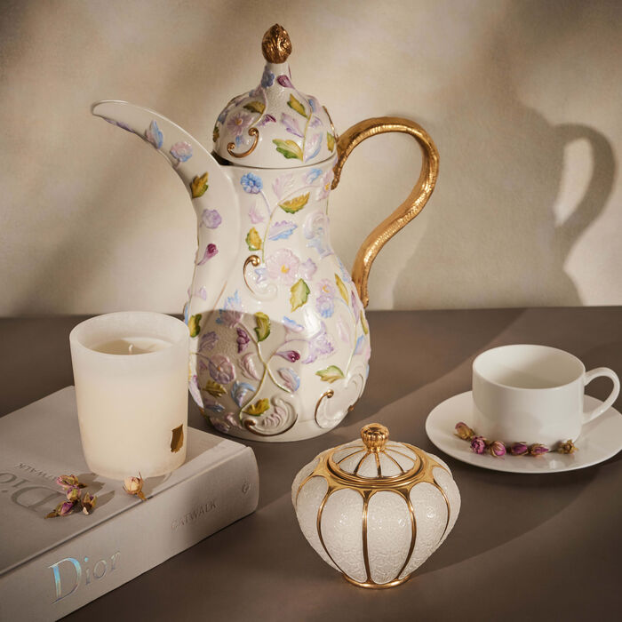 villari amour sugar bowl white