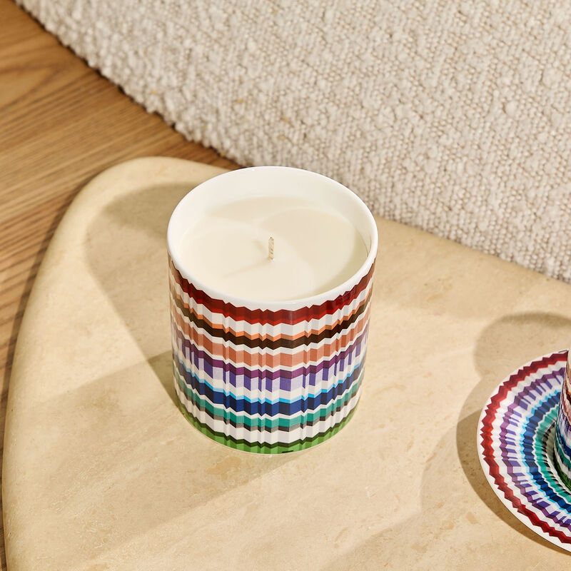 Waves Scented Candle 270g missoni home waves scented candle 270g