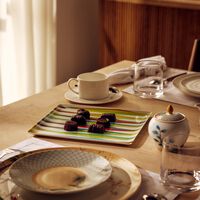 برناردو طبق الضيافة ماركو مينكاتشي مستطيل أخضر 22 سم