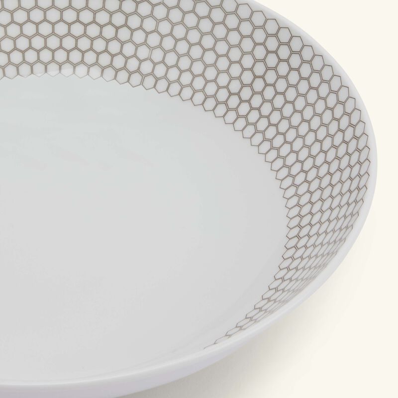christofle madison 6 cereal bowl grey 18cm