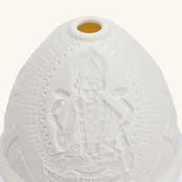 lladro lithophane votive light   goddess lakshmi