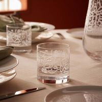 dimlaj thuluth drinking glass clear 410ml set of 6
