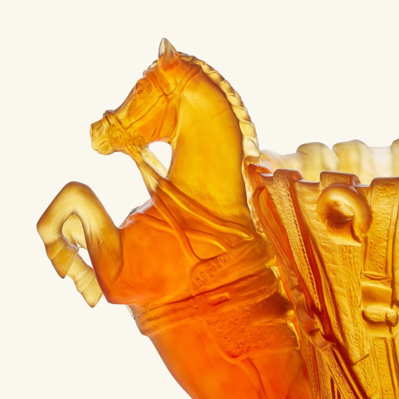 دوم مزهرية ريف إكويستر كبيرة باللون العنبري